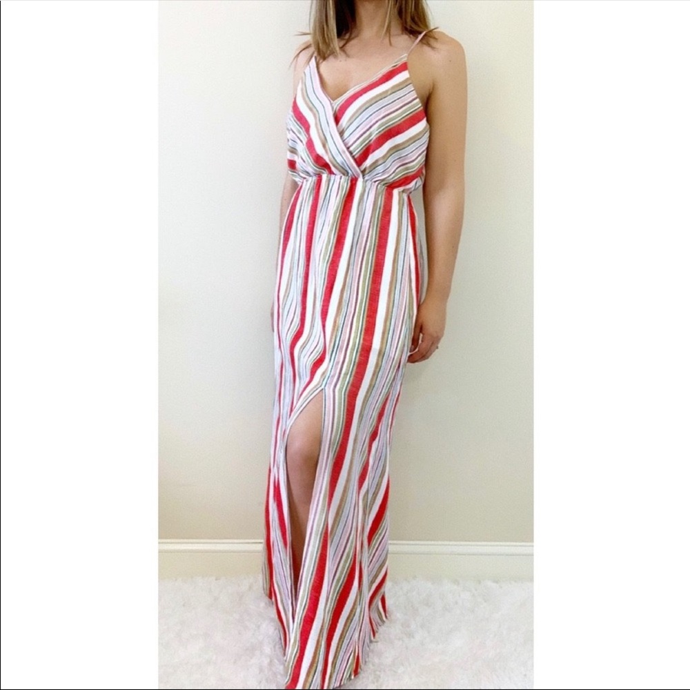 'Everything Has Changed' Striped Maxi Dress